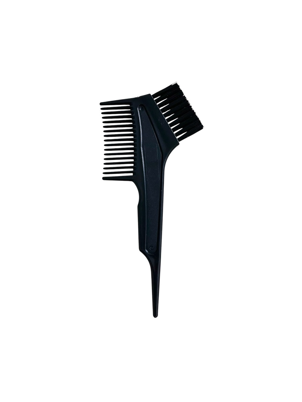 Black Plastic 3-in-1 Hair Dye Applicator Brush and Comb